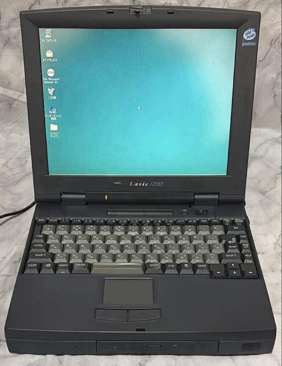 画面難有り】【本体割れ有り】NEC PC-9821Nr15/S10 CD-ROMドライブ、AC