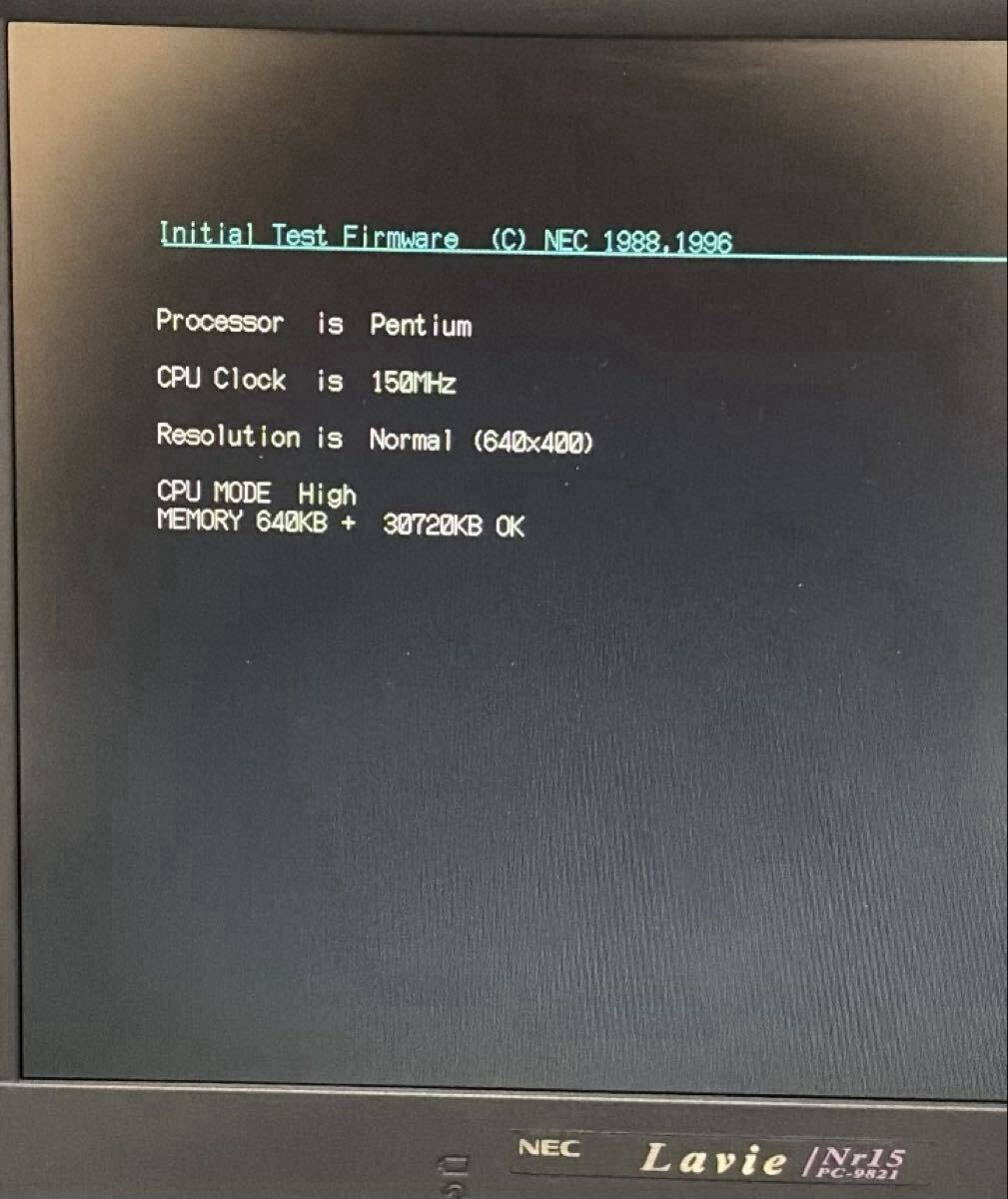画面難有り】【本体割れ有り】NEC PC-9821Nr15/S10 CD-ROMドライブ、AC