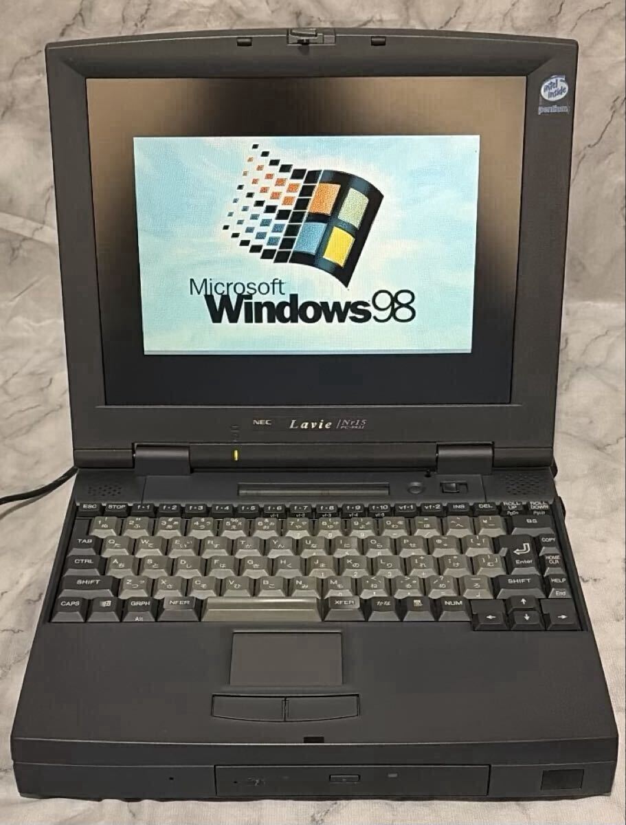 画面難有り】【本体割れ有り】NEC PC-9821Nr15/S10 CD-ROMドライブ、AC