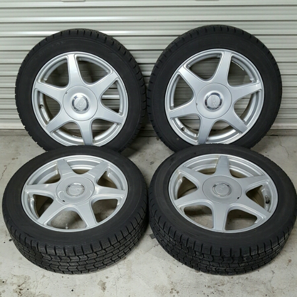 ★再出品　軽自動車用　BRIDGESTONE　ブリヂストン製マルチアルミホイール+ブリザック　１６５／７０R１３　４本　かなり山あり　個人出品 中古アルミホイールリメイク品 新品同様4本セット ブリヂストン アルミホイール 軽自動車 2026年最新Yahoo