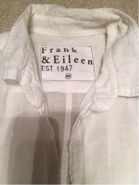 美品 frank&eileen シャツ フランク&アイリーン XS