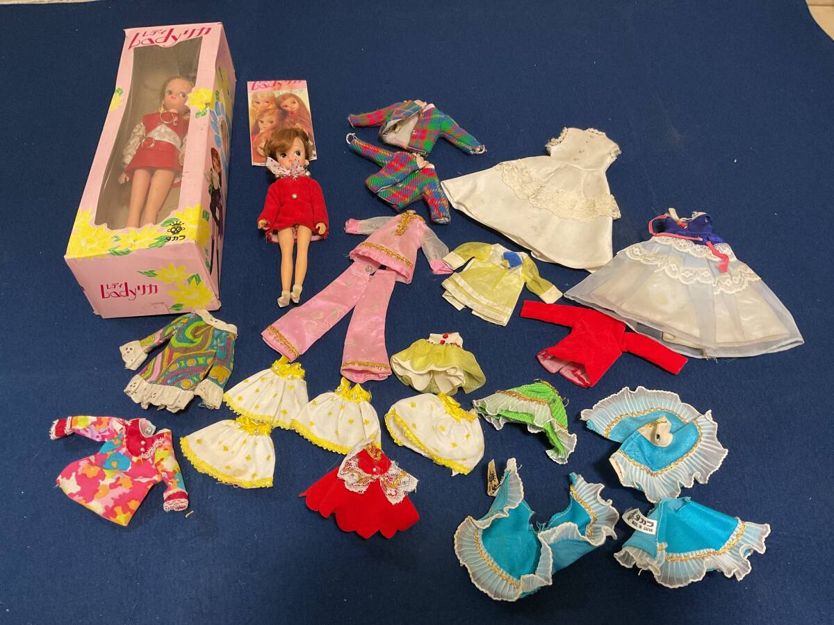旧 タカラ 初代 リカちゃん 人形 へそあり 着せ替え人形 ドール 本体 