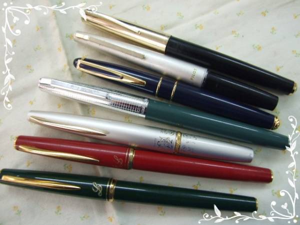 ◆アンティークPILOT等　万年筆色々7本まとめて◆ユH2408
