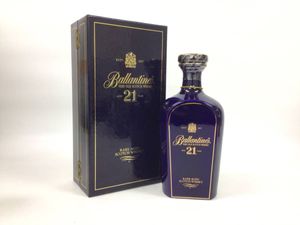バランタイン 21年 青陶器のYahoo!オークション(旧ヤフオク!)の相場