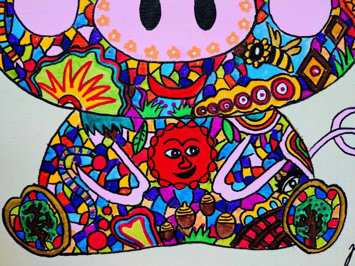 模写】ジミー大西【Pig（豚）】手描き作品/人気作家/人気作品/表裏