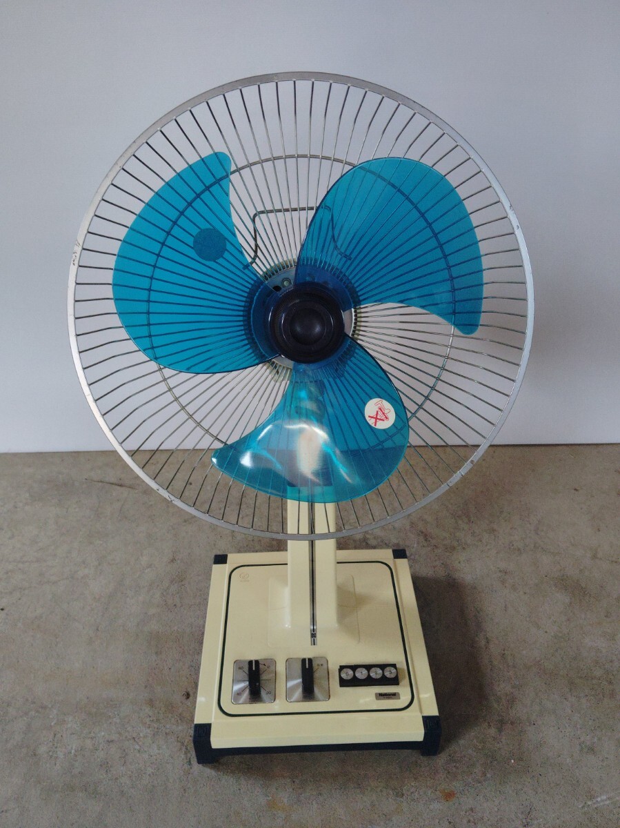 National ナショナル 扇風機 昭和レトロ F-35P1L 松下電器 元箱 動作