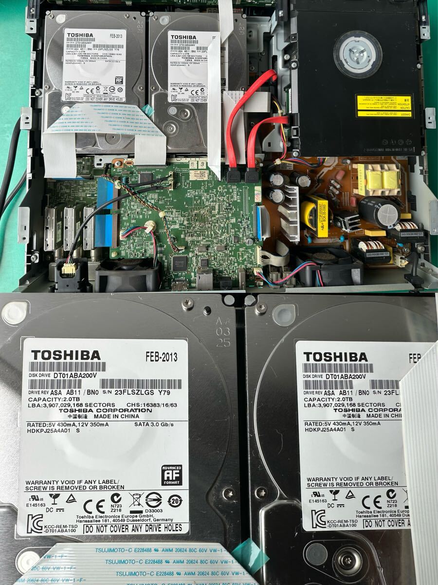 □□TOSHIBA東芝HDD&ブルーレイディスクレコーダー☆DBR-M490☆B-CAS