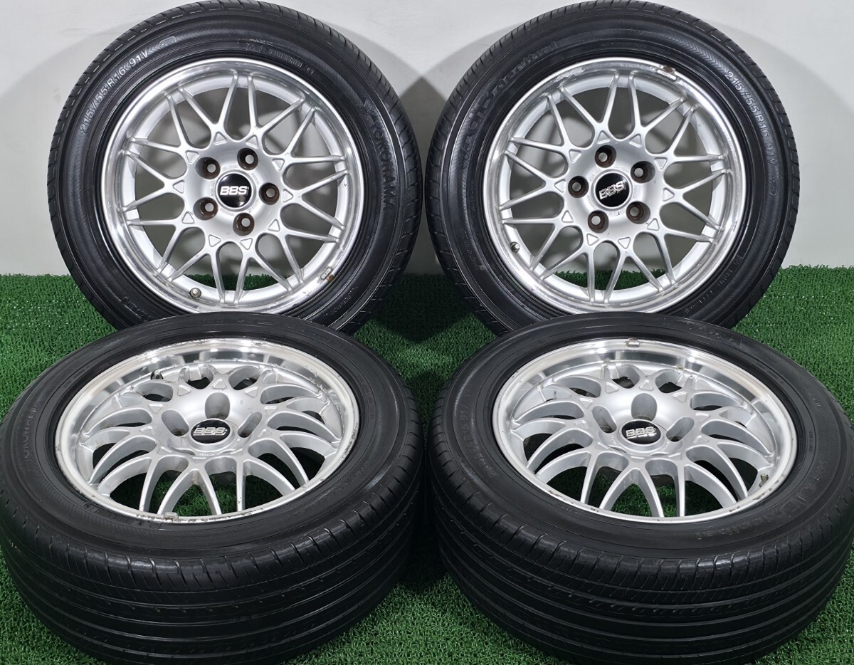 希少 BBS NISSAN 日産 純正OP オプション 16インチ タイヤホイール PCD