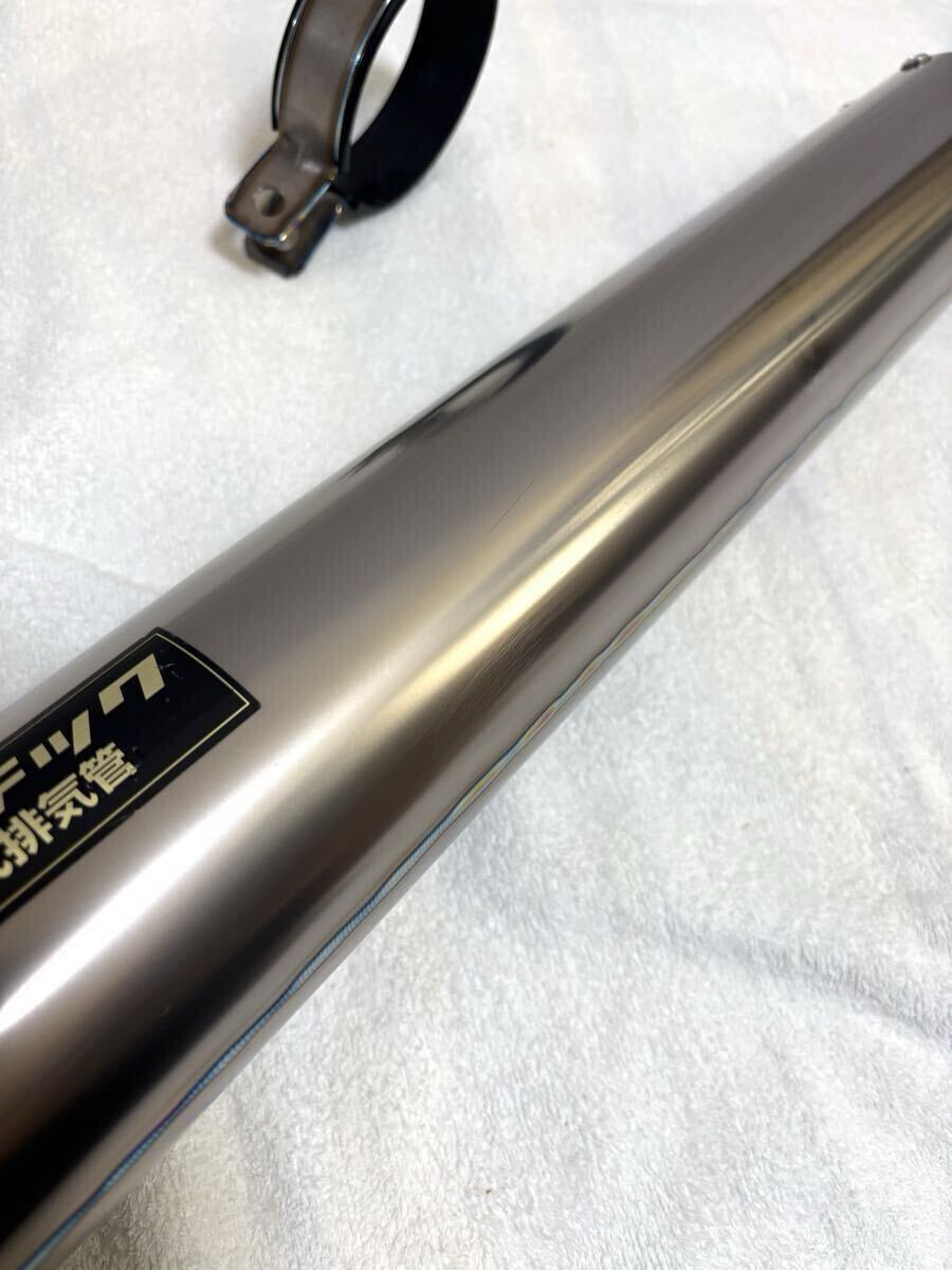 送料無料 美品 超希少 ユウキテック 汎用 チタン サイレンサー 60.5