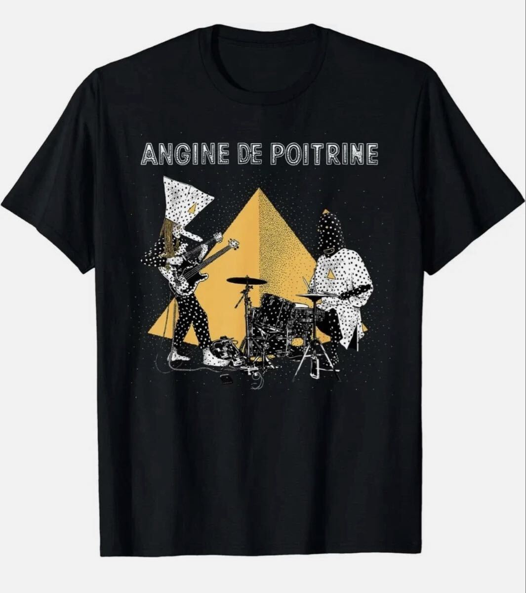 ANGINE DE POITRINE バンドTシャツ ブラック 半袖 Lサイズ 日本未発売