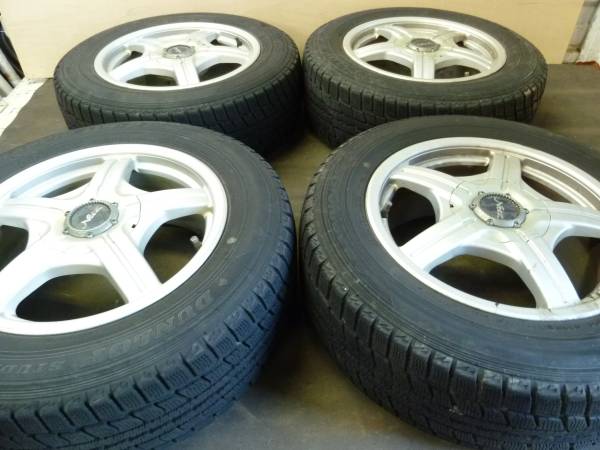 195/65 R15 91Q ダンロップ ホイール 5穴マルチ 4本 195⁄65R15