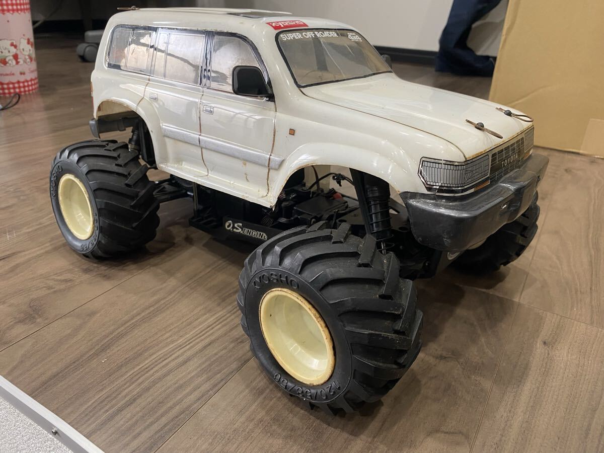 京商エンジンラジコン トヨタランドクルーザー80ランクル 当時物(完成