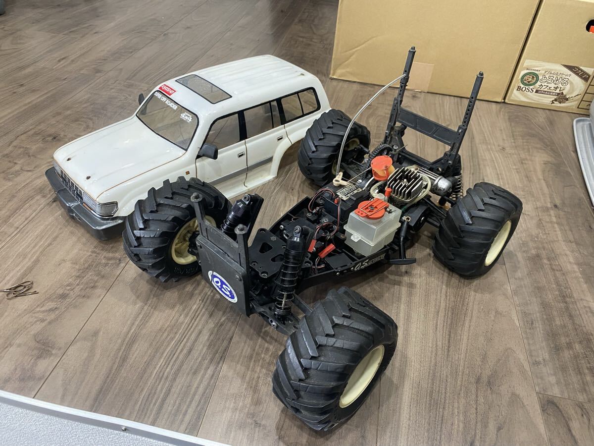 京商エンジンラジコン トヨタランドクルーザー80ランクル 当時物(完成