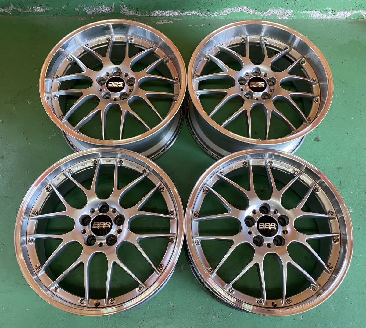 深リム！BBS RS967/RS968 20インチ 8.5J/9.5J +38 5H 114.3 FORGED 4本