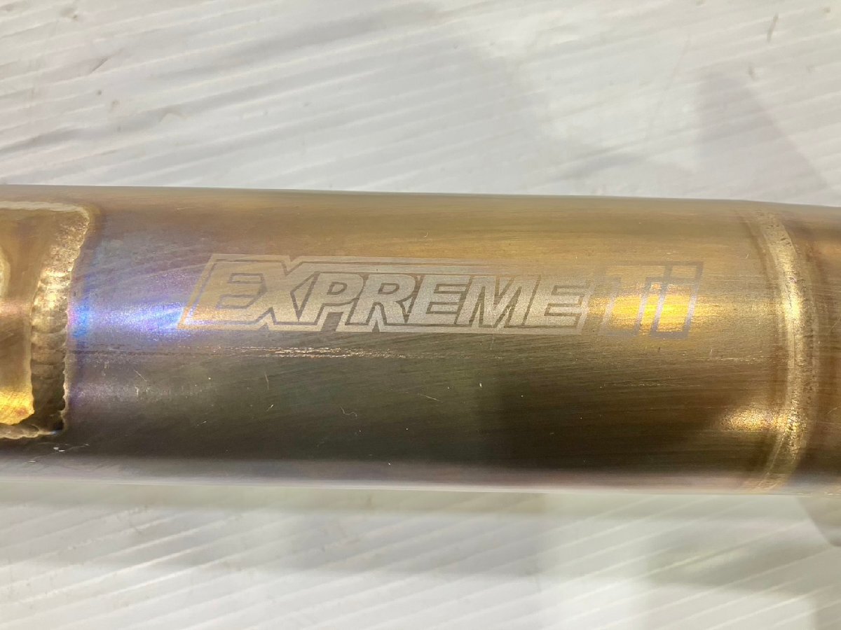 TOMEI EXPREME Ti チタニウム 触媒ストレート パイプ フロントパイプ