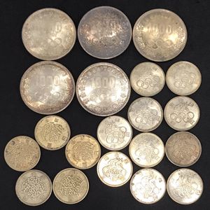 東京オリンピック記念 銀合金(セット)の中古価格は44,537円｜記念硬貨