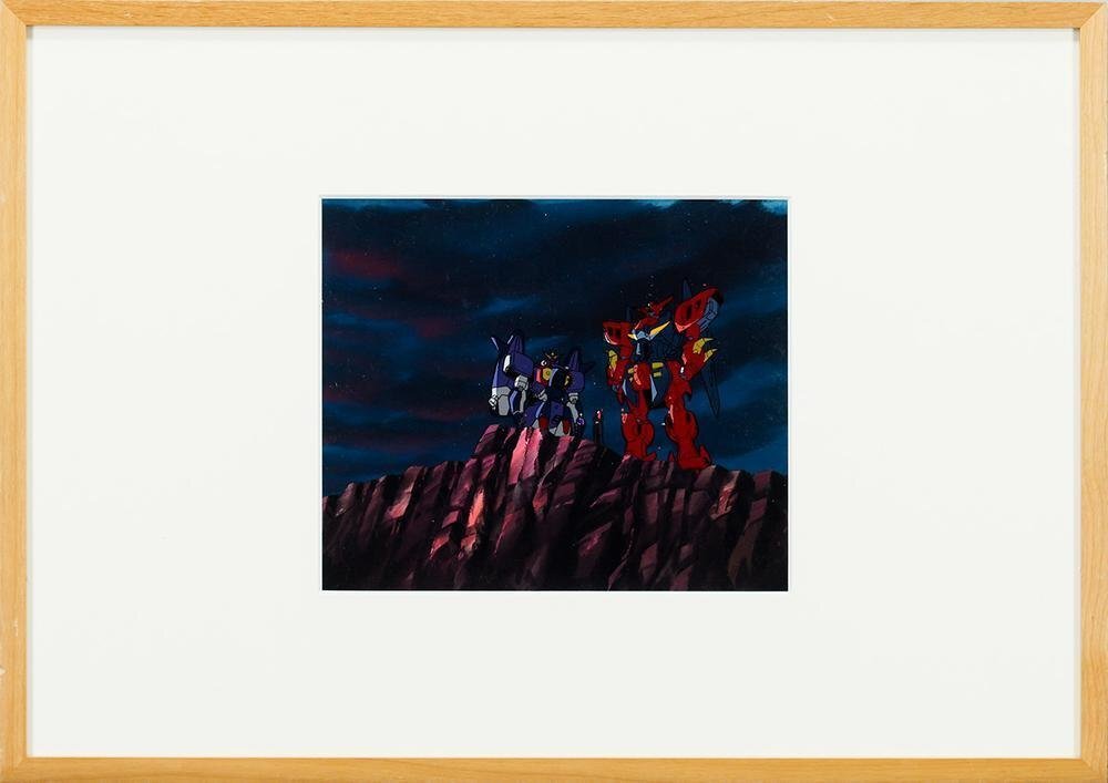 真作】【WISH】「機動新世紀ガンダムXより」直筆セル画・直筆背景