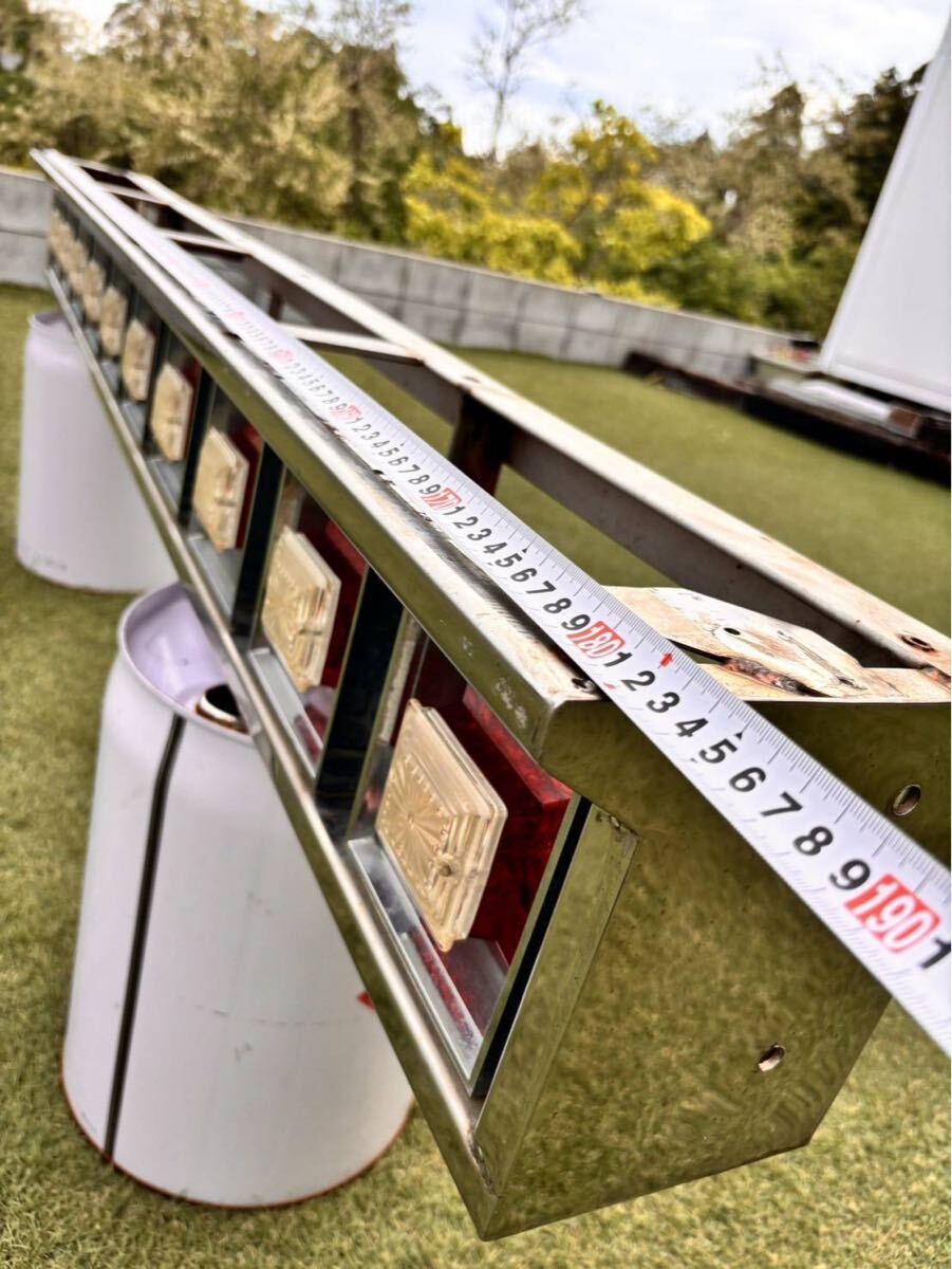 10連テールランプ デコトラ レトロ 当時物 アートトラック 角型