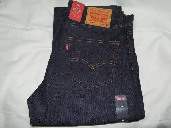 新品 リーバイス　levi's 505 リジッド w32