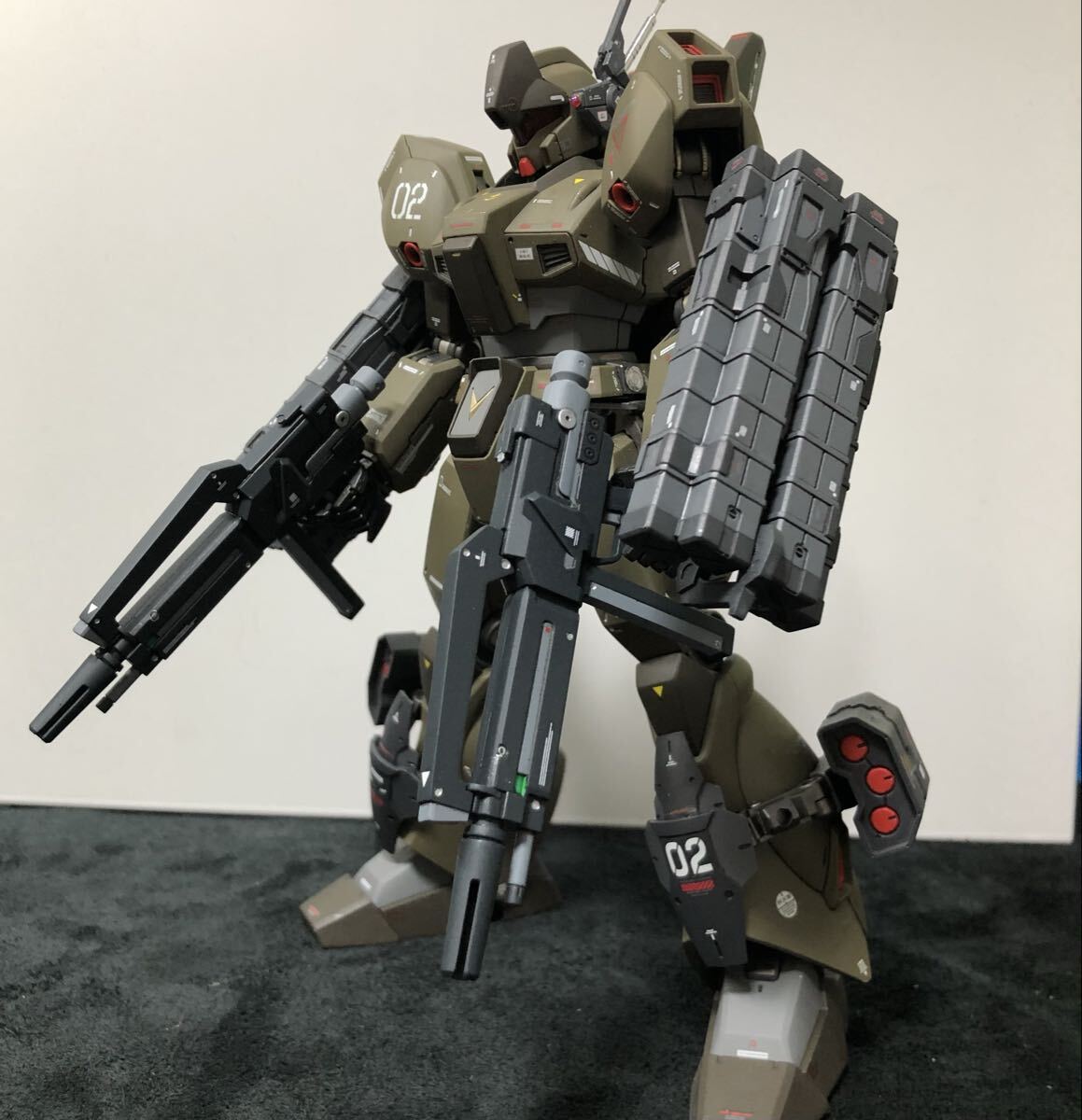 ☆塗装済徹底改修☆ 完成品 MGジェガン改造 コマンドジェガン (完成品