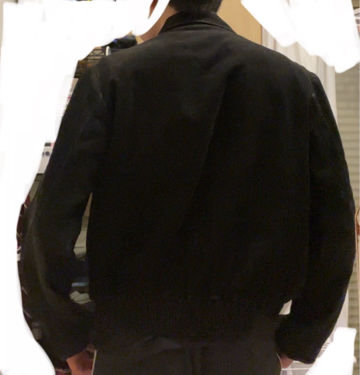 50s ブラックコーズ ジャケット ブラックコーデュロイ ボールチェーン