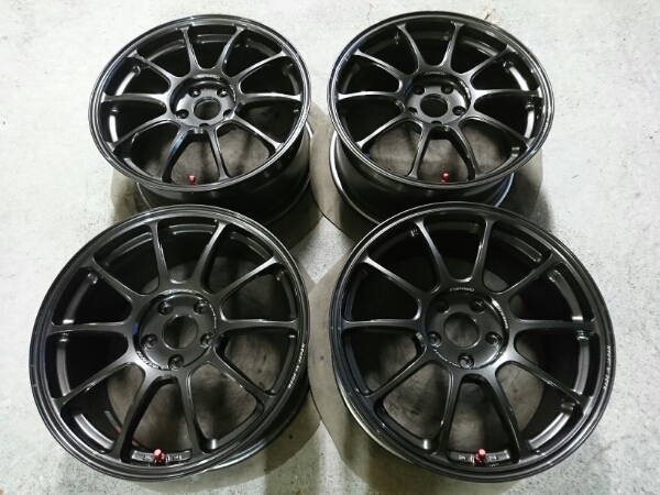 超美品 鍛造 RAYS ボルクレーシング ZE40 18インチ 8.5J+50 4本