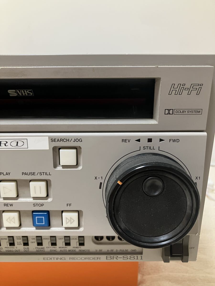 ビクター Victor BR-S811 業務用 S-VHS ビデオデッキ 通電良好 Victor