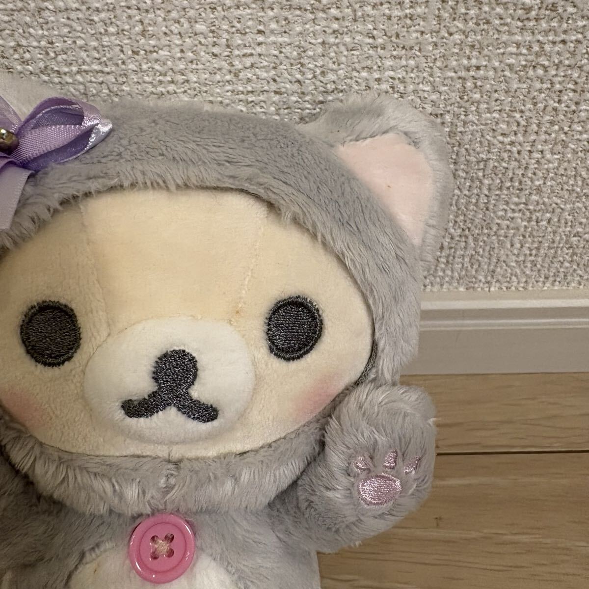 コリラックマ　鏡の中のコリラックマ　ぬいぐるみ　猫　着ぐるみ タグ付き 希少 レア】コリラックマ 鏡の中のコリラックマ ぬいぐるみ 2