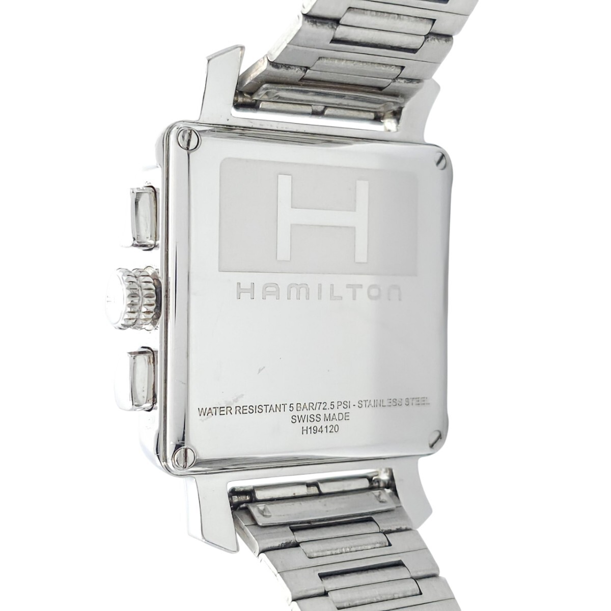 1円スタート】稼働品 クロノグラフOK Hamilton ハミルトン H194120