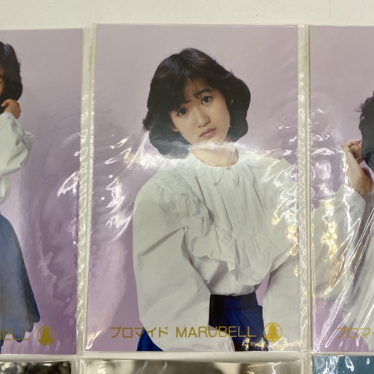 ①【ブロマイド】岡田有希子 6枚 昭和アイドル 当時物 生写真(写真