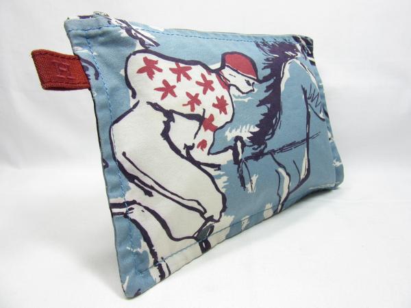 エルメス HERMES フラットポーチPM キャンバス [ランクB]