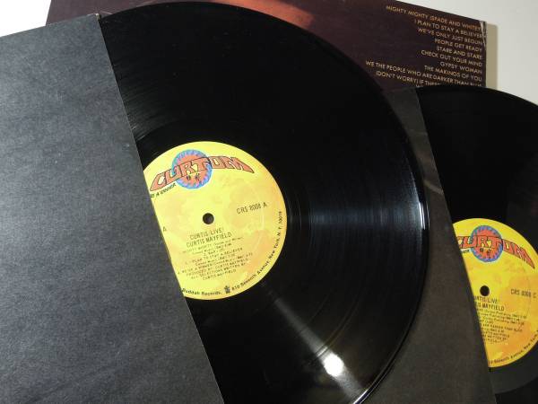 Curtis Mayfield・Live US Curtom orig. 2LP 【公式通販】