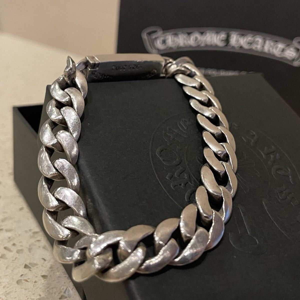 CHROME HEARTS ミニIDブレス ベビークラシックダガー パヴェダイヤ