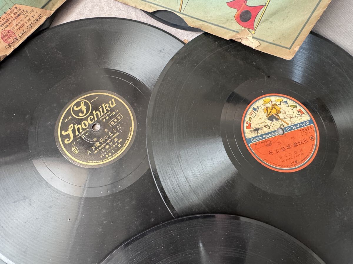 SP盤 レコード 戦前 童謡 教育レコード まとめ 日本歴史絵巻