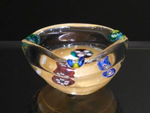 BUCELLA CRYSTALLI ・MURANO/ムラーノ】高さ21.7cm『ブルージオード