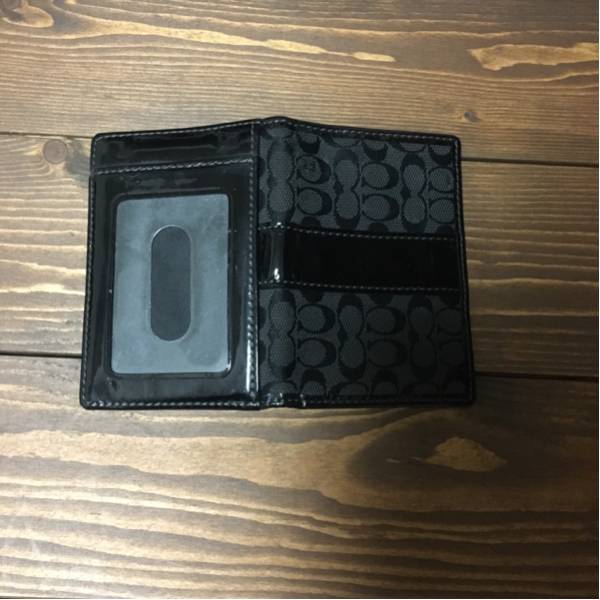 コーチ パスケース 名刺入れ コーチ COACH パスケース ブラック 定期