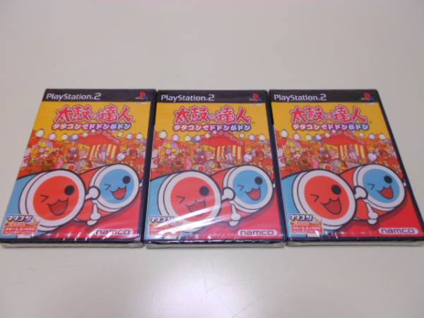 太鼓の達人 タタコンでドドンがドン 未開封 3本 １本難あり