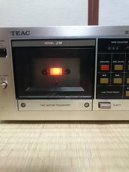 【中古品】お値下げ可能TEAC ff50 ステレオカセットデッキ　オーディオ機器 TEAC ff-50 カセットデッキ ステレオカセットデッキ ティアック ff50