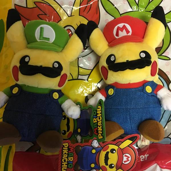 マリオ&ルイージピカチュウ ぬいぐるみ ポケットモンスター ぬいぐるみ