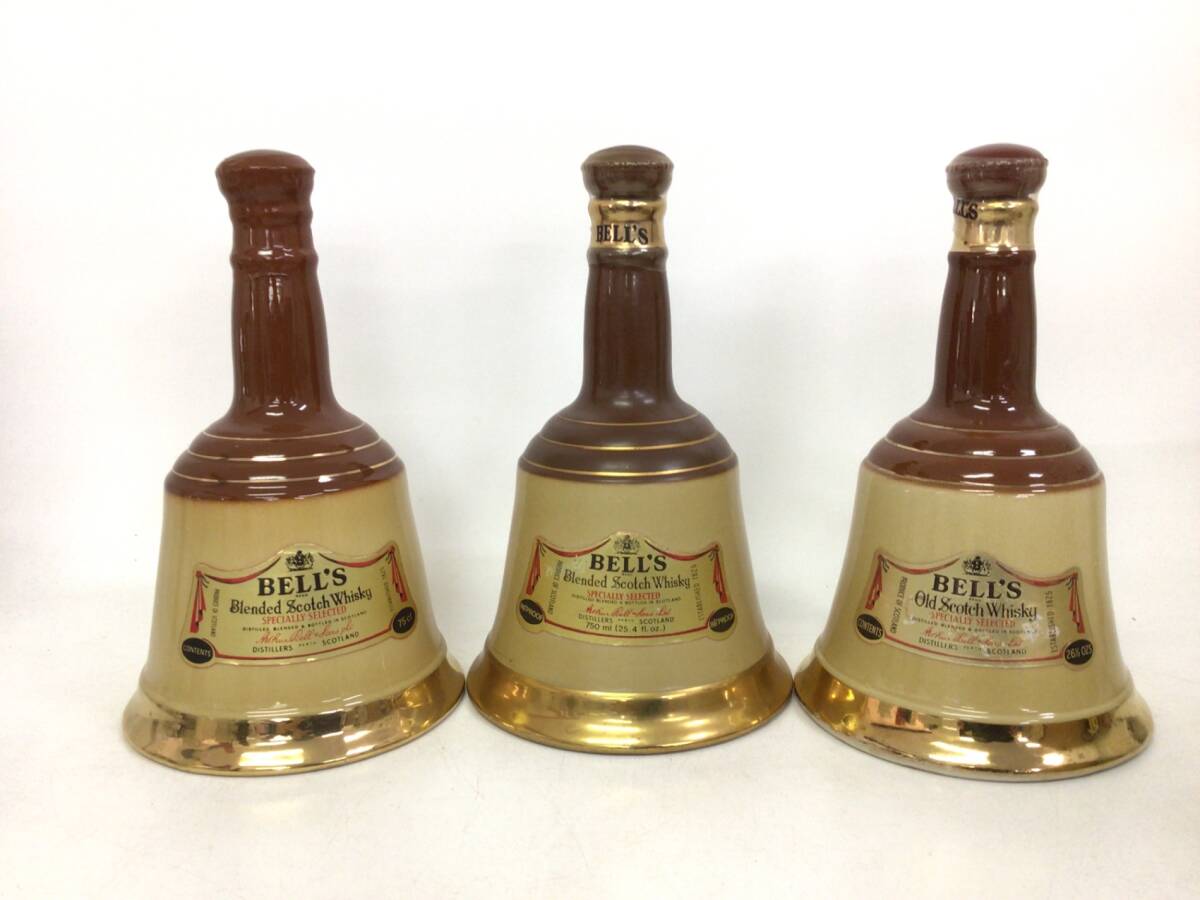 1970年代 BELLS ベルズ スコッチウィスキー ベル型陶器 未開栓 箱付