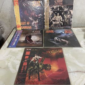 469位 美盤 オジーオズボーン レコード LP 5枚 まとめ売り 帯付き ステッカー OZZY OSBORNE
