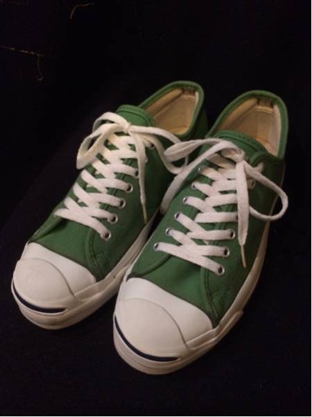 程度良 90s CONVERSE ジャックパーセル USA US81/2 コンバース