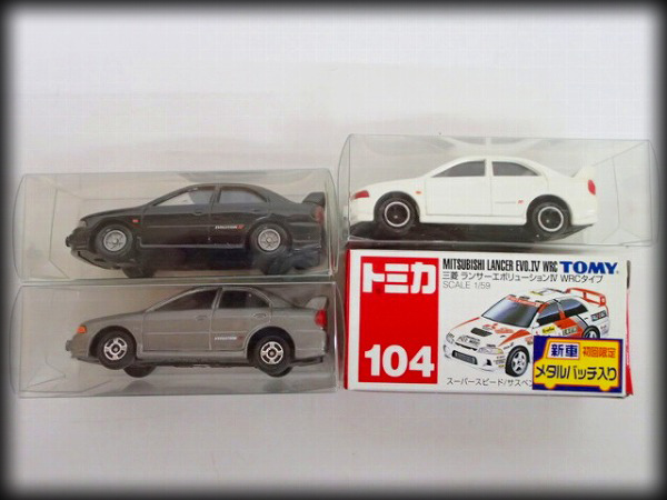HOT，お買い得】 現状 トミカ ランサーエボリューションIV WRC他 4台