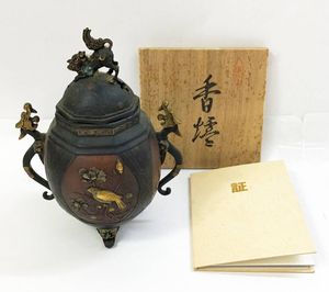 高岡銅器 香炉の値段と価格推移は？｜72件の売買データから高岡銅器