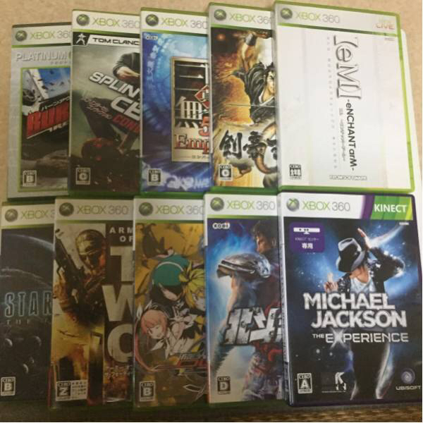 中古 xbox360ソフト20本まとめ売り