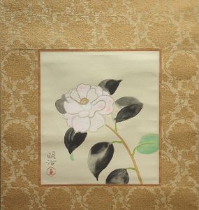 高島屋大うちわ額装品　日本画　橋本明治　白鷺の絵柄のうちわ（フレーム付き） 橋本明治の値段と価格推移は？｜6件の売買データから橋本明治の価値が