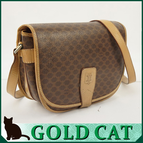 46169 セリーヌ マカダム ショルダーバッグ PVC