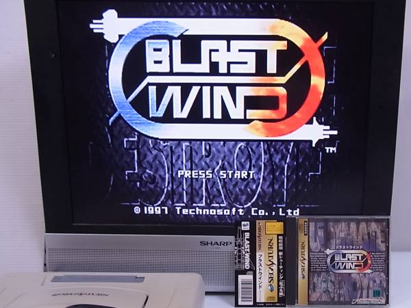 SS セガサターン ブラストウインド BLAST WIND 帯付/E2158/7