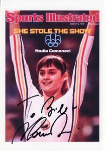 体操選手 ナディア・コマネチ 直筆サイン入り写真　ホログラムシール付 保証書　h ナディアコマネチの値段と価格推移は？｜2件の売買データからナディア
