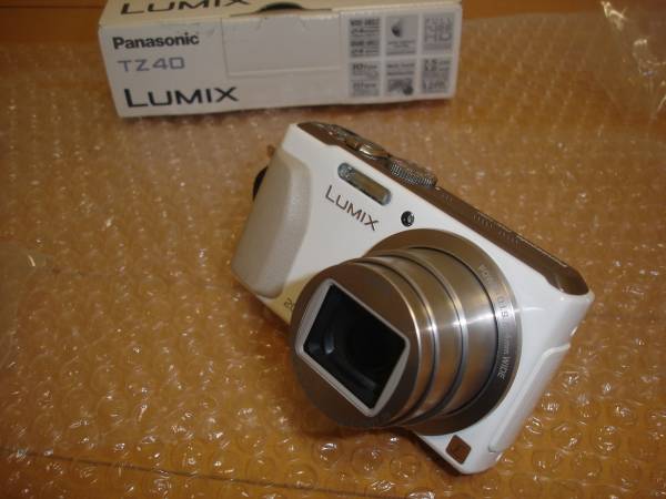 Panasonic デジカメ LUMIX DMC-TZ40 ホワイト極上美品 送料510円